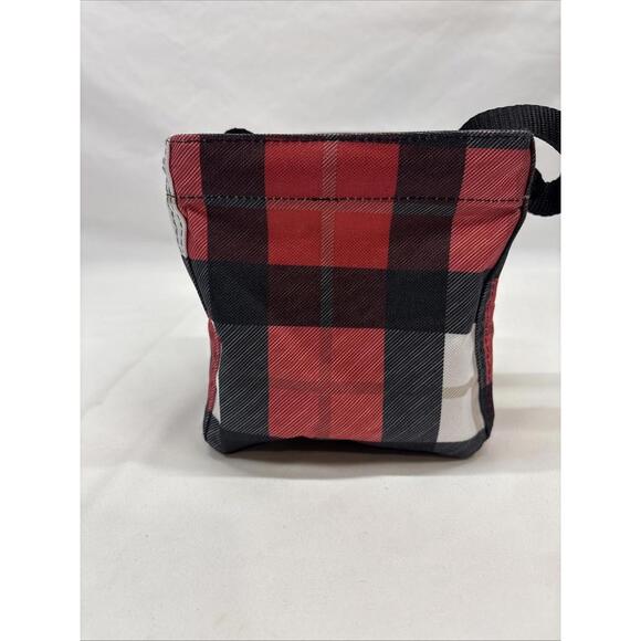 Thirty-One Littles Carry-All Caddy Mini Tote Red & Black Plaid 6” Excellent Cond - Picture 3 of 8